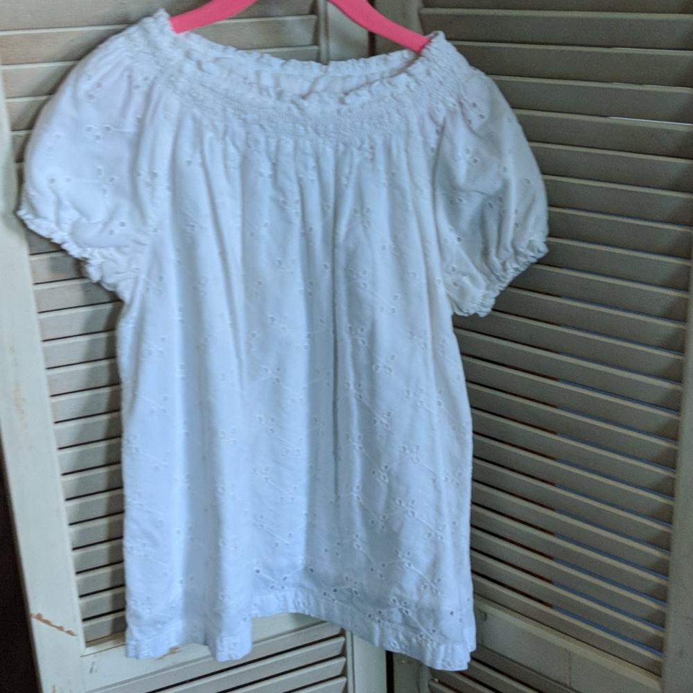 Sweet eyelet blouse